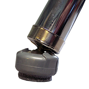 Duraglide installed on a chair leg